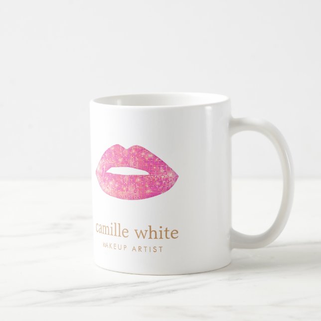 Taza De Café Artista de maquillaje divertida Girly Litros de Se (Derecha)