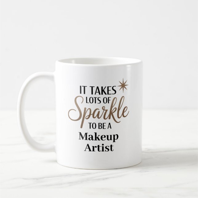 Taza De Café Artista de maquillaje espumoso (Izquierda)