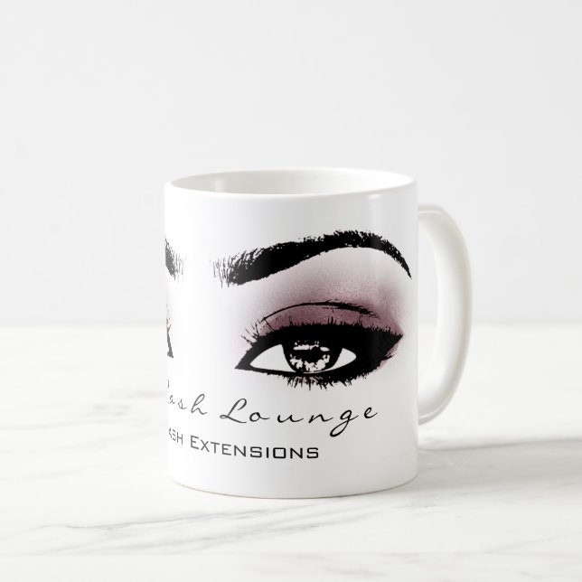 Taza De Café Artista de maquillaje Extensión Eggplant Ojo (Anverso derecho)