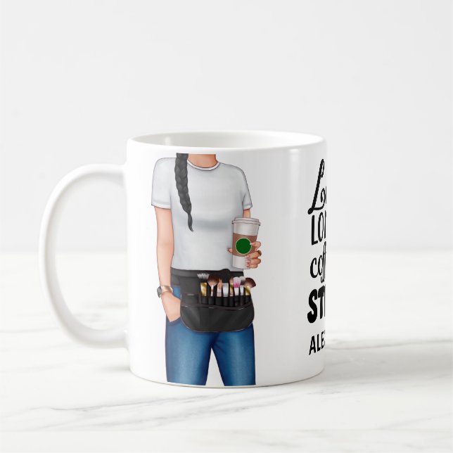 Taza De Café Artista de maquillaje rechaza una larga cita perso (Izquierda)