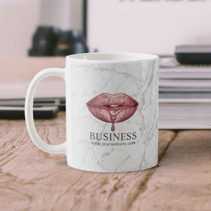 Taza De Café Artista de maquillaje Rosa Oro Ropa de goteo de má