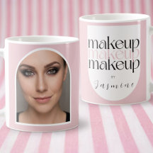 Artista de Maquillaje Rosa Sonrojado Blanco Foto L
