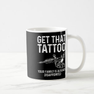 Taza De Café Artista De Tatuajes Graciosos Para Hombres Tattooe