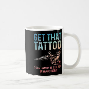 Taza De Café Artista De Tatuajes Graciosos Para Hombres Tattooe