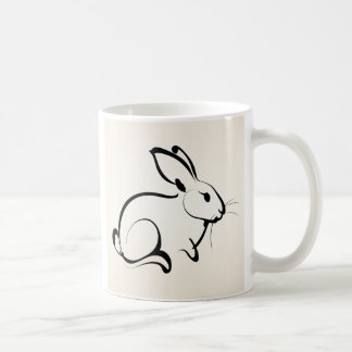 Taza De Café Artista de Zit&Bit - Diseño único de zodiac conejo