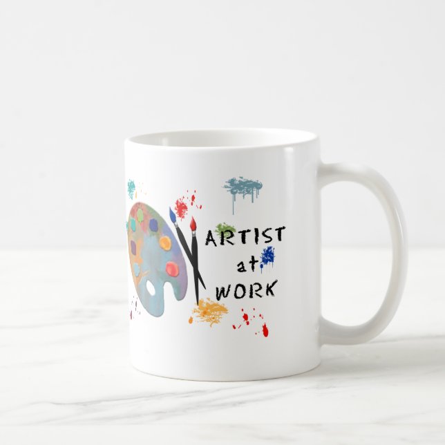 Taza De Café Artista en el trabajo (Derecha)