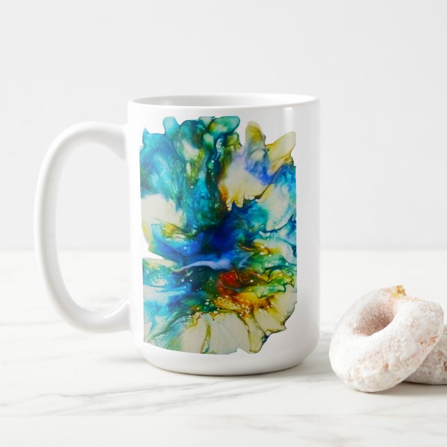 Taza De Café Artistic Coffee Mug (Con donut)