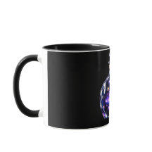 Taza de café artística botella mágica galaxia míst