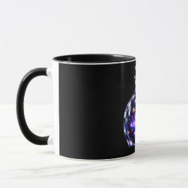 Taza de café artística botella mágica galaxia míst