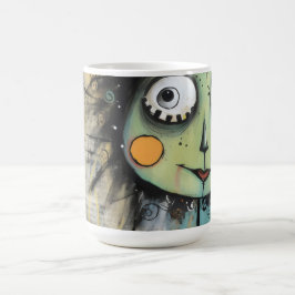 Taza De Café ArtLady 13 Encantadora y angustiada