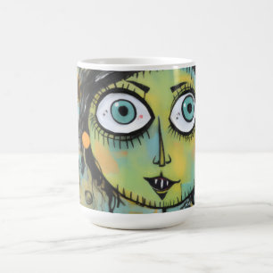Taza De Café ArtLady 15 Encantadora y angustiada