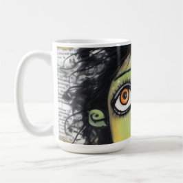 Taza De Café ArtLady 29 Encantadora y angustiada