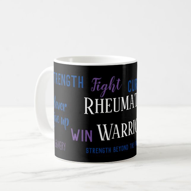 Taza De Café Artritis reumatoide Guerrero (Anverso izquierdo)
