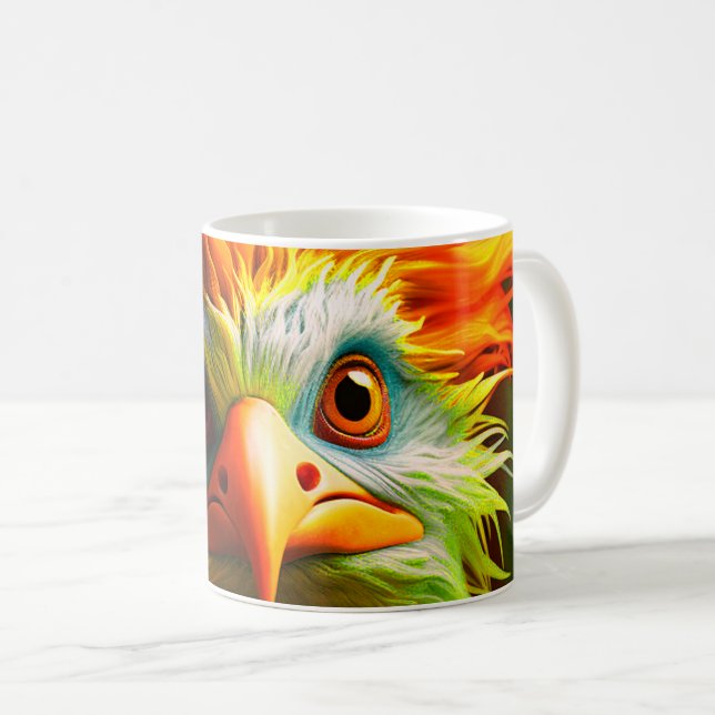 Taza De Café Artsy Bird (Anverso derecho)