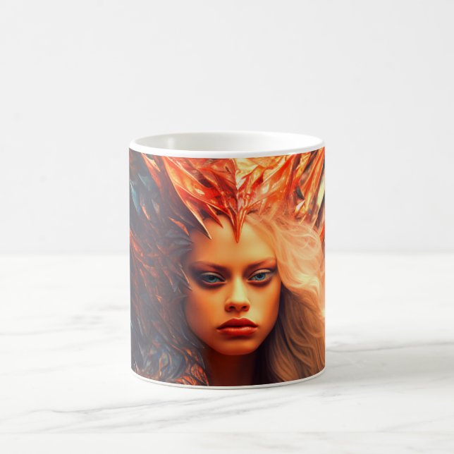 Taza De Café Artsy Lady (Centro)