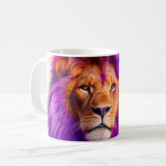 Taza De Café Artsy Lion (Anverso izquierdo)