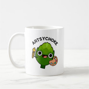 Taza De Café Artsychoke Funny Veggie Artichoke Pun