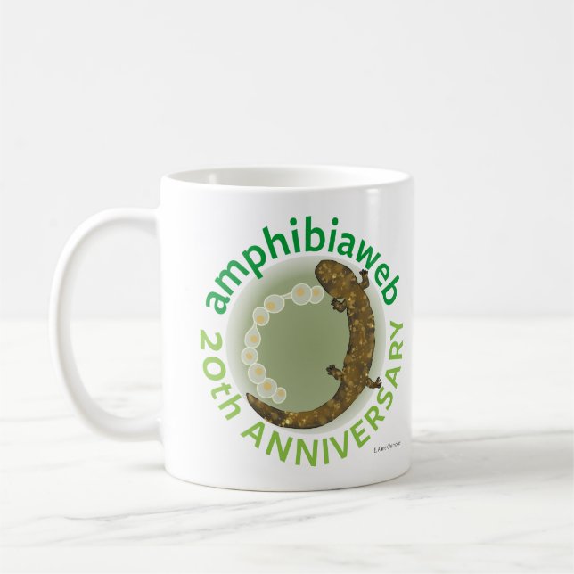 Taza De Café #ArtYourAmphibian2020 - E. Anne Chambers - hellben (Izquierda)