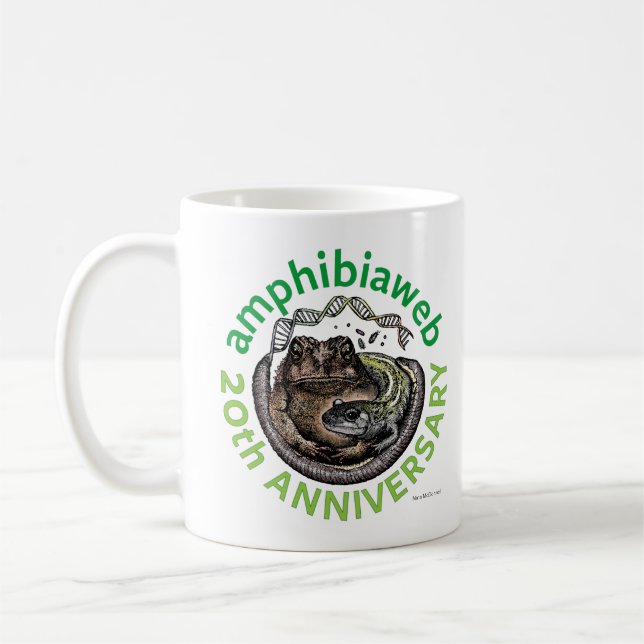 Taza De Café #ArtYourAmphibian2020 - Nina McDonnell (Izquierda)