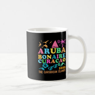 Taza De Café Aruba Bonaire Curacao 2025 Isla del Caribe Viaje