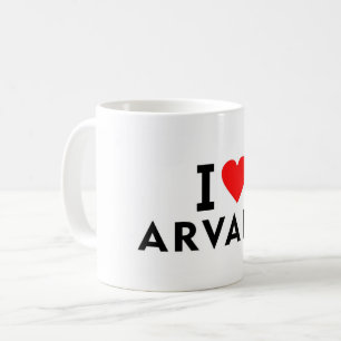 Taza De Café Arvada Estados Unidos América USA amor ciudad cora