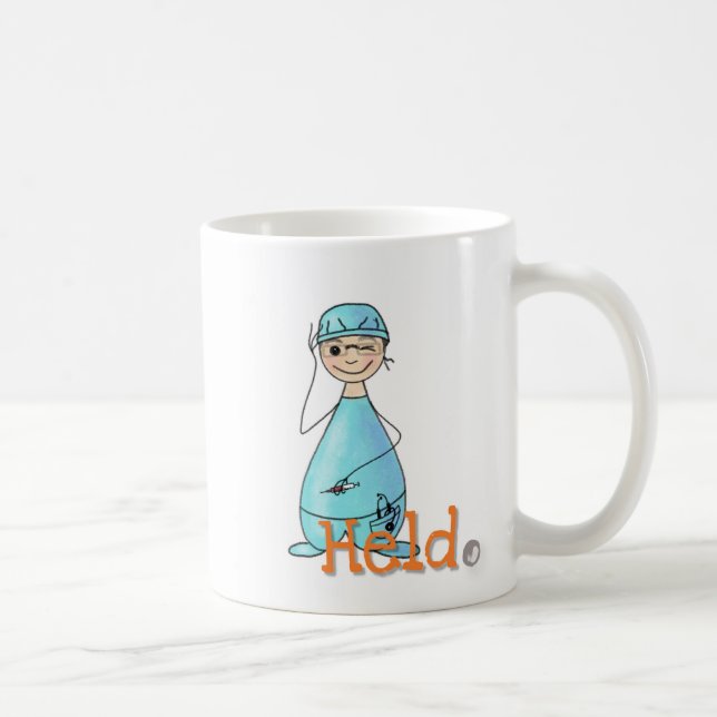 Taza De Café Arzt Doctor Doc Chirurg Tasse Mug Held Punkt (Derecha)