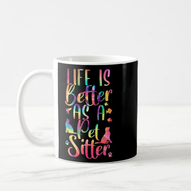 Taza De Café AS A Mascota Sitter Animal Caretaker Mascota Sitte (Izquierda)