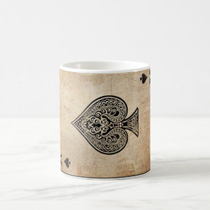 Taza De Café As de espadas lanzar almohada