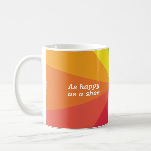 Taza De Café As happy as a shoe | Cho sona ri bròig (Gaelic) (Izquierda)