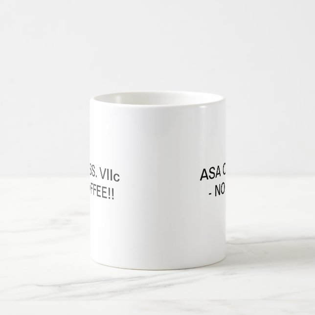 Taza De Café ASA CLASSIF. VIIc - NINGÚN CAFÉ (Centro)