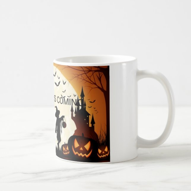 Taza De Café Asalta Halloween (Derecha)