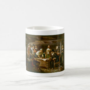 Taza De Café ASALTE el acuerdo de Mayflower Jean 1620 León