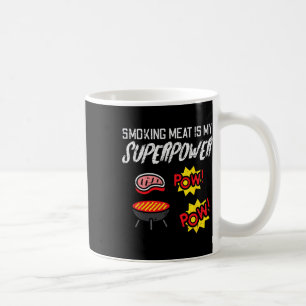 Taza De Café Asar carne mi superpoder Bbq Barbecue Parrilla Hom
