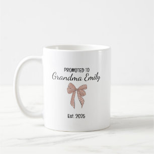 Taza De Café Ascendida a Abuela – Rol Familiar Personalizado