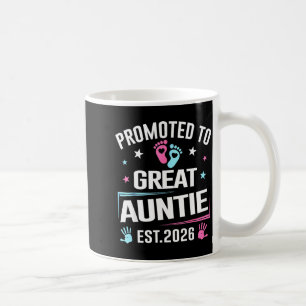 Taza De Café Ascendida a Tía Abuela Est 2026 Anuncio de Embaraz