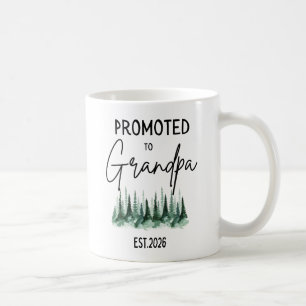 Taza De Café Ascendido a Abuelo Est 2026 Revelación de Embarazo