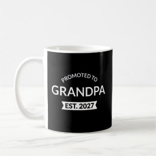 Taza De Café Ascendido a Abuelo Est 2027 Nuevo Papá II