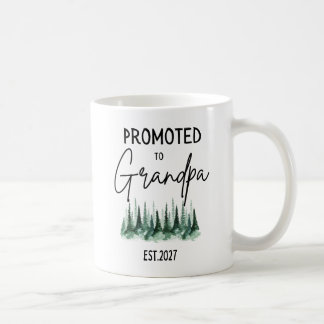 Taza De Café Ascendido a Abuelo Est 2027 Revelación de Embarazo