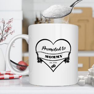 Taza De Café Ascendido a Mamá