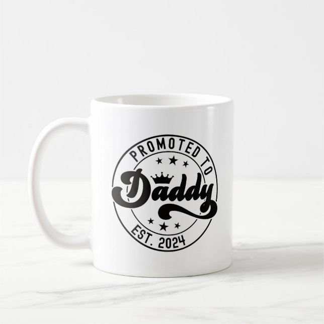 Taza De Café Ascendido a Papá 2024 (Izquierda)
