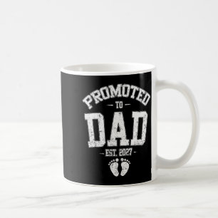 Taza De Café Ascendido a Papá Est 2027 Nueva Mamá Papá Día del 