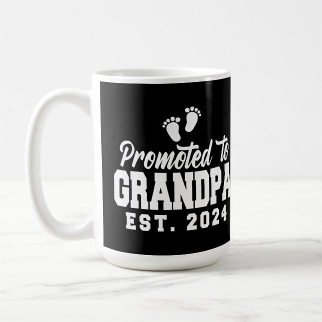Taza De Café Ascendido al abuelo 2024 (Izquierda)