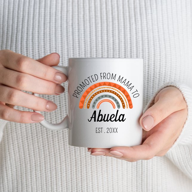 Taza De Café Ascendido De Mamá A Abuela Est 2024 (Subido por el creador)