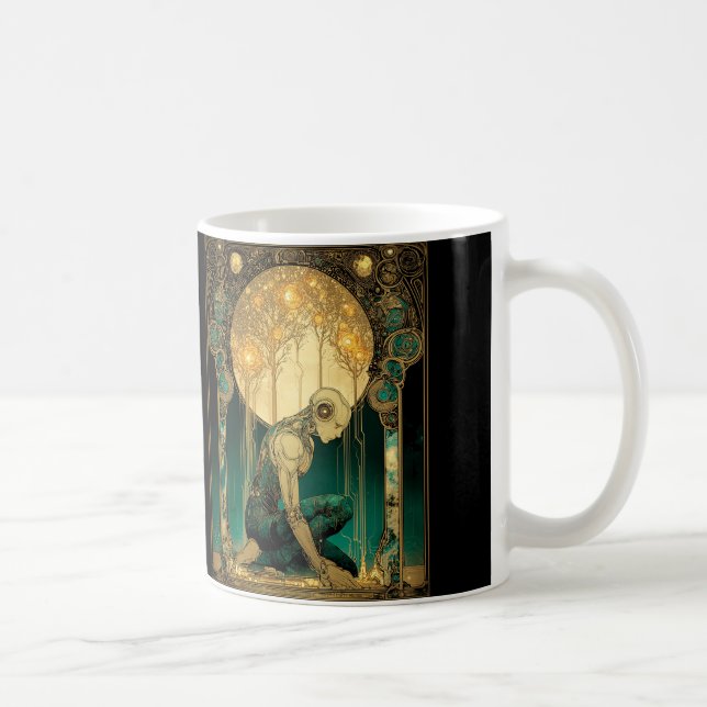 Taza De Café Ascensión Luminosa (Derecha)