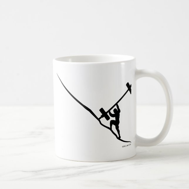 Taza De Café Ascensor De Aceite De Sísifo (Derecha)