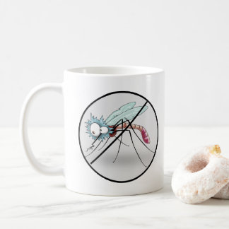Taza De Café Asesino de mosquitos profesional gracioso