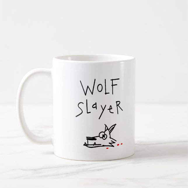Taza De Café Asesino del lobo (Izquierda)