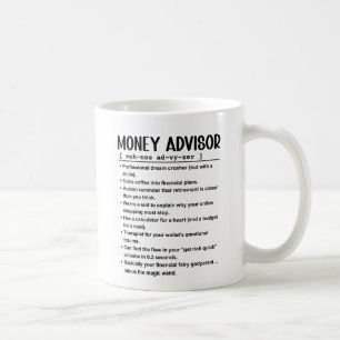 Taza De Café Asesor de dinero