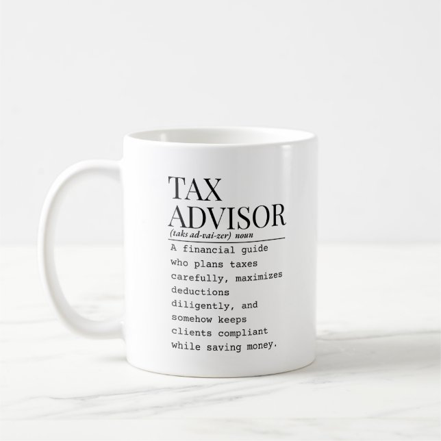 Taza De Café Asesor fiscal (Izquierda)