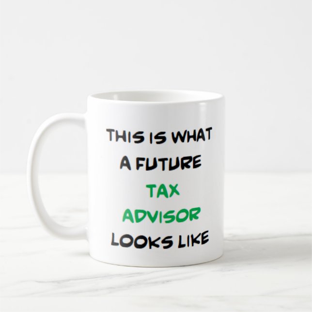 Taza De Café asesor fiscal, futuro (Izquierda)